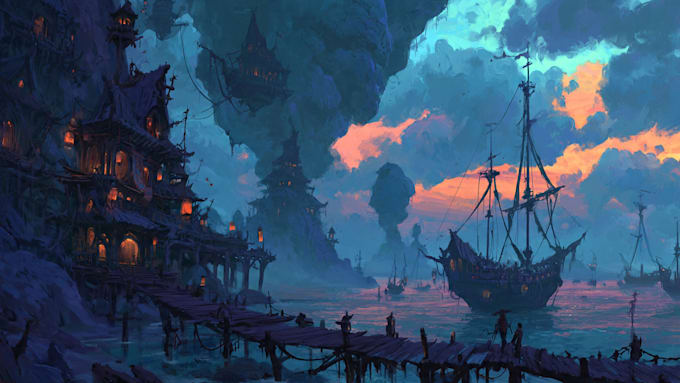 do the landscape illustration or concept art for you