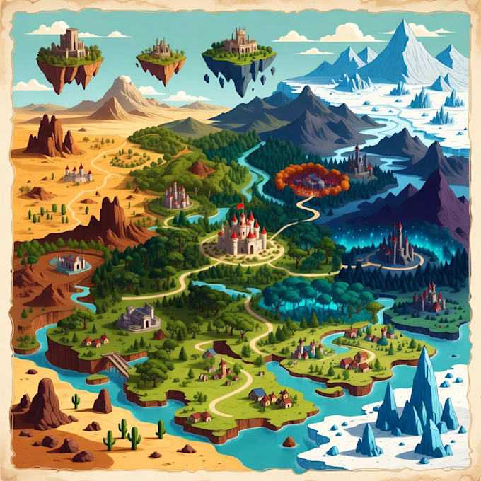 create a custom fantasy map