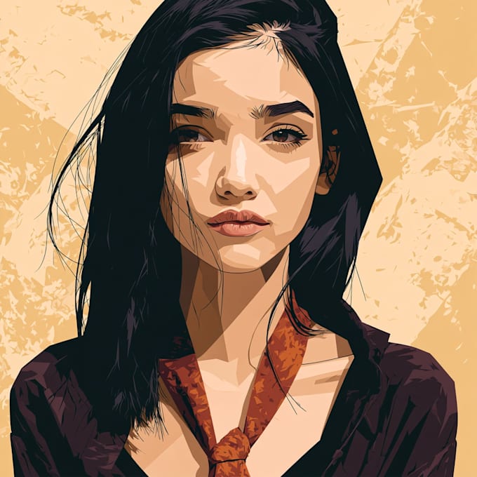 draw high quality vector portraits