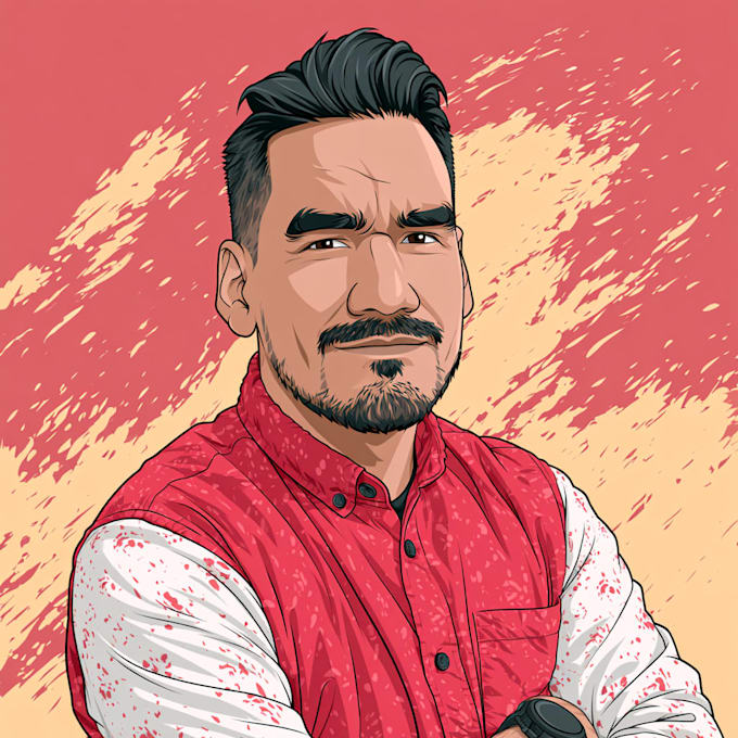 do a cartoon portrait