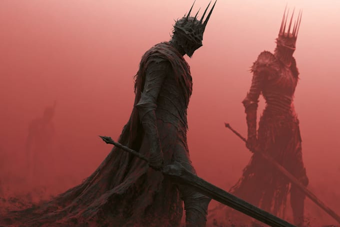 create dark knight paintings art