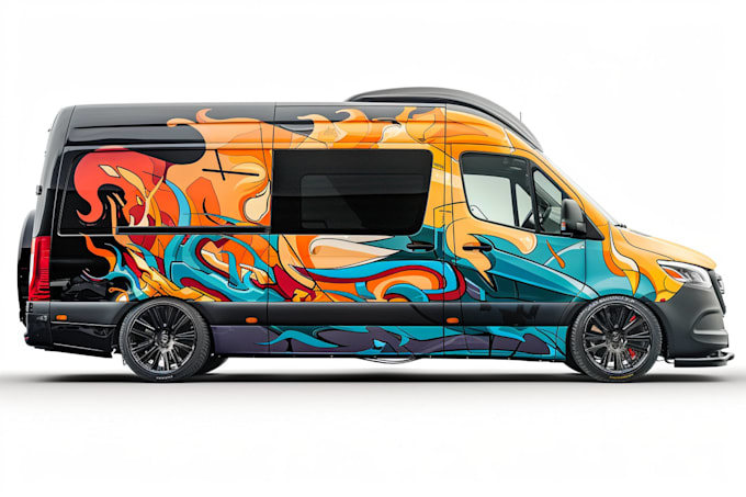 create van wrap design, car wrap design, truck wrap design