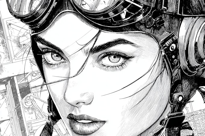 create custom superhero comic book art