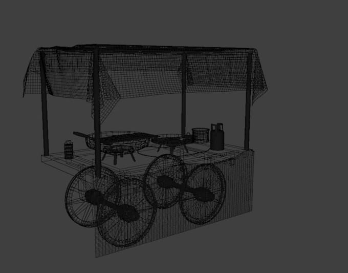 create realistic, hard surface models, street props or 3d objects, no ai