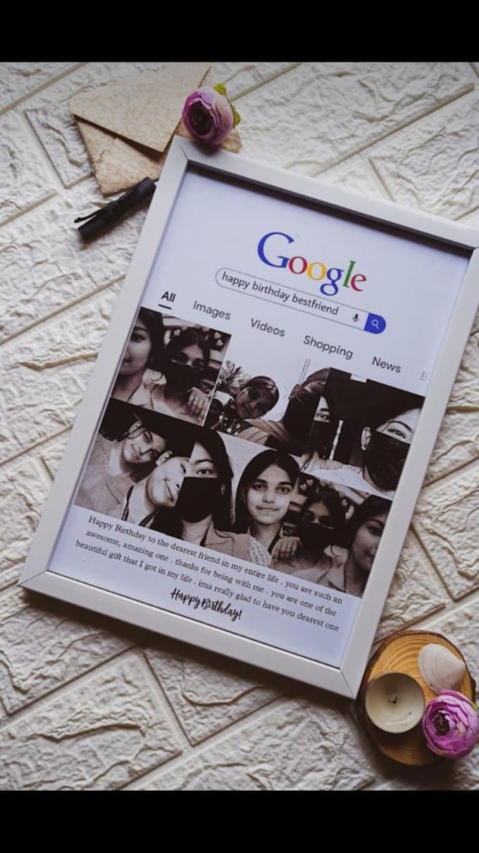 design a custom memory photo frame for your special moments