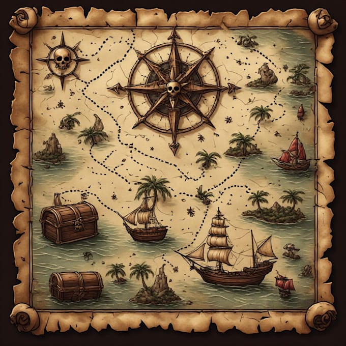 create for you old historical maps in a unique style