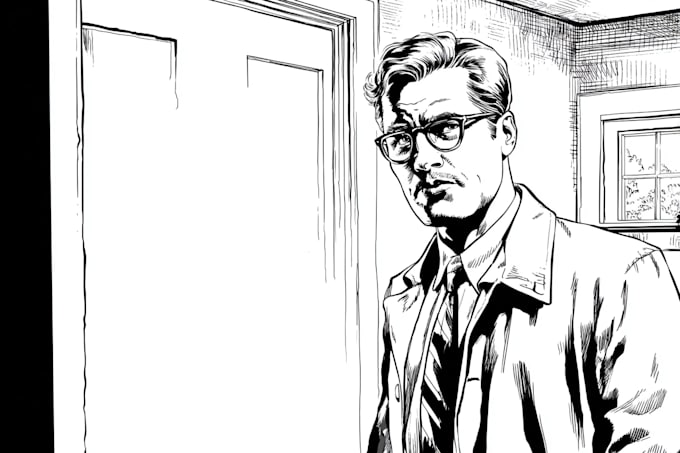 comic book illustration, comic graphic novel