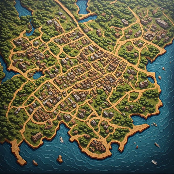 design map illustration drawing