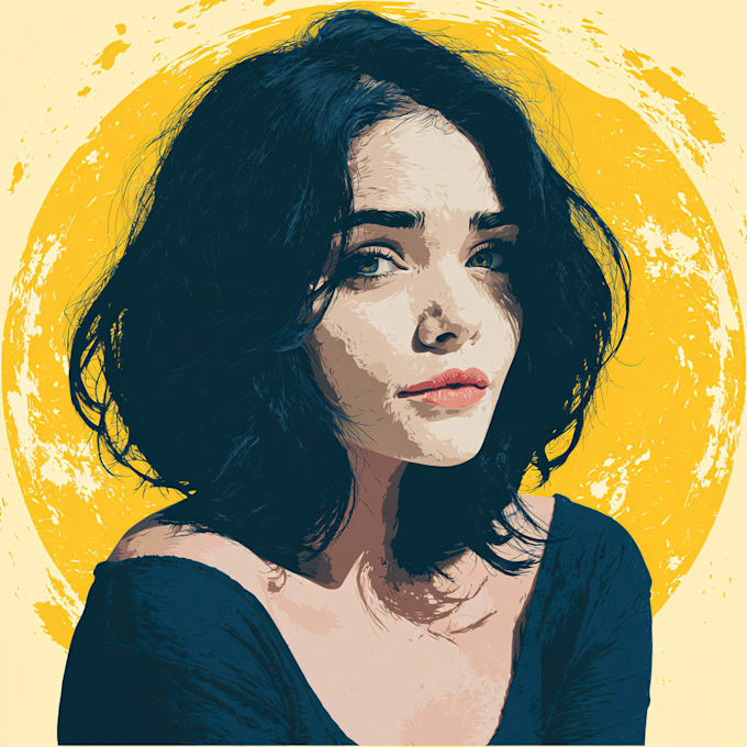 do a vector portrait for you