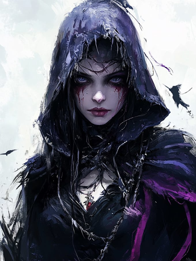 do horror character art and horror character