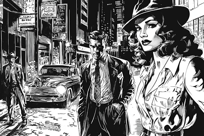 create comic book art
