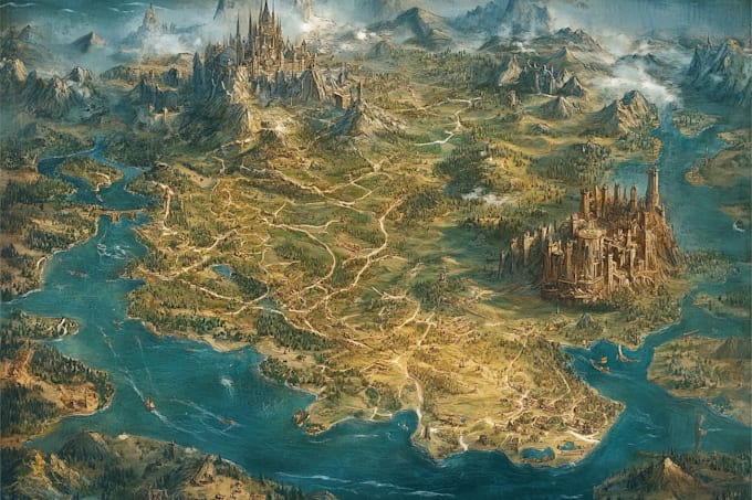 custom fantasy maps for you