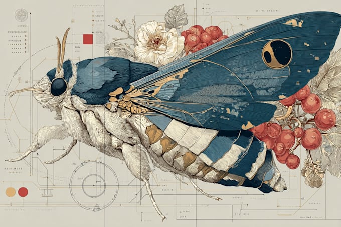 paint scientific animal illustrations