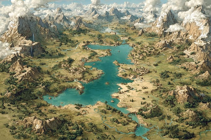 make a fantasy map for your dnd game