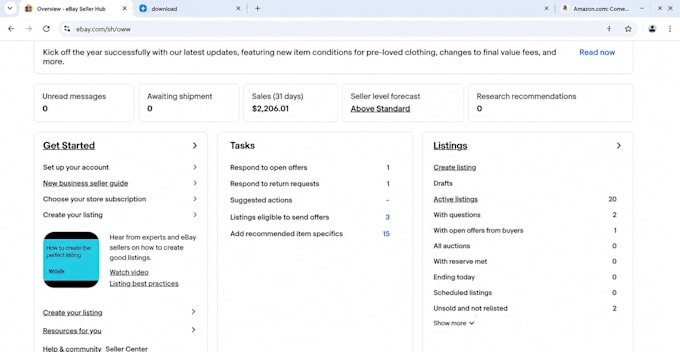 create and optimize your ebay listing and store