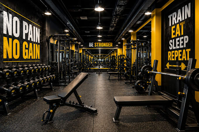 create professional fitness and gym youtube thumbnails