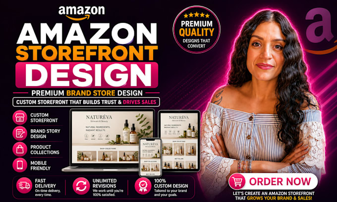 design amazon storefront, do amazon storefront design, premium amazon storefront
