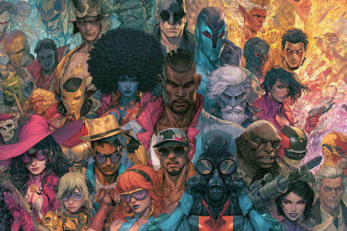 do a charcter of comic or design your comic character