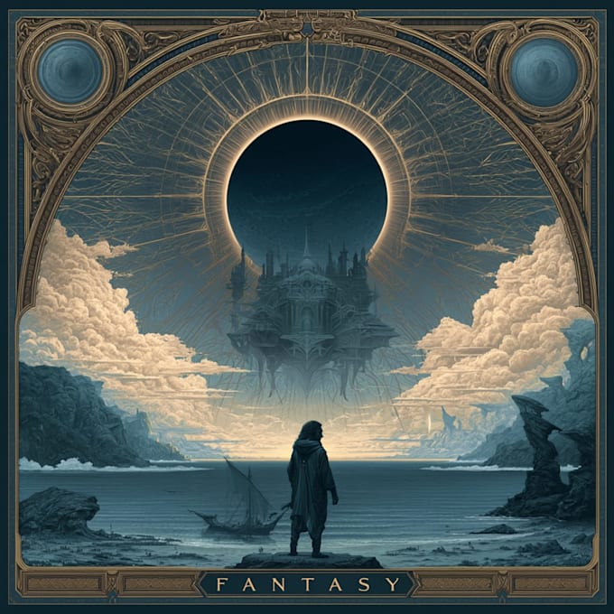 design a dreamy fantasy album cover