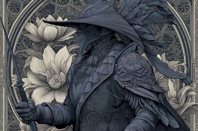 do dark art illustration