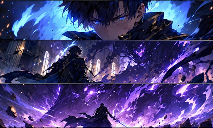 draw manga comic book, webtoon layout and vertical format webcomic panels