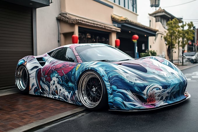 vehicle wrap car wrap van truck wrap design