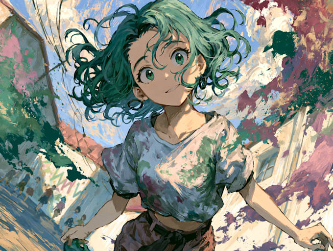 do a anime character