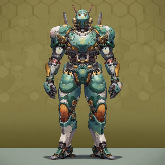 high quality robot, mecha concepts