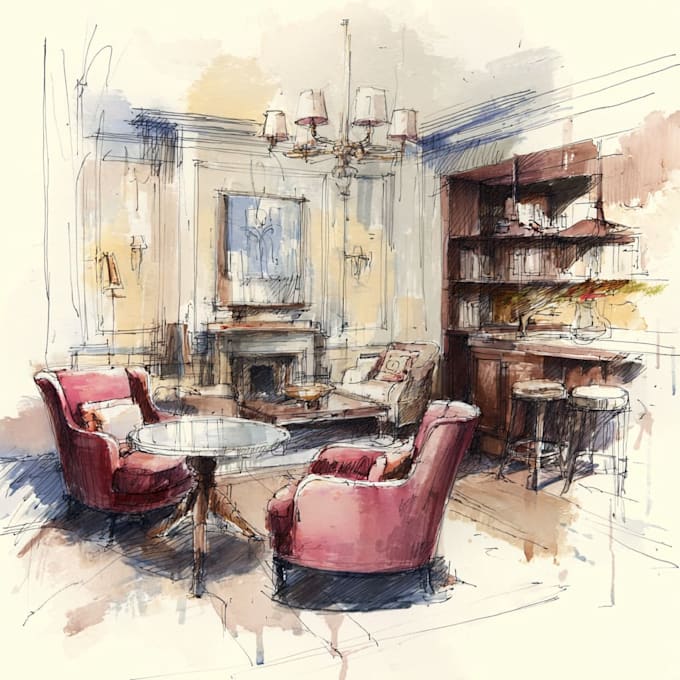 do interior design for bedroom and living room