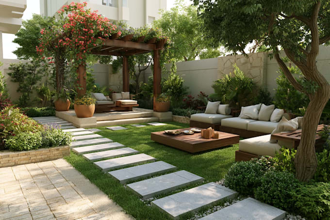 do backyard landscape design as landscape architect