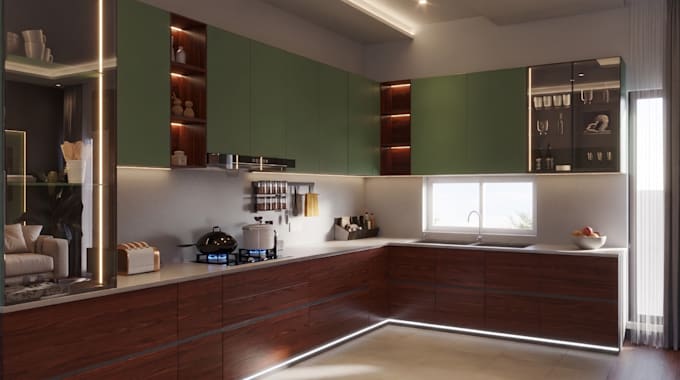 exterior and interior rendering using 3d max with corona