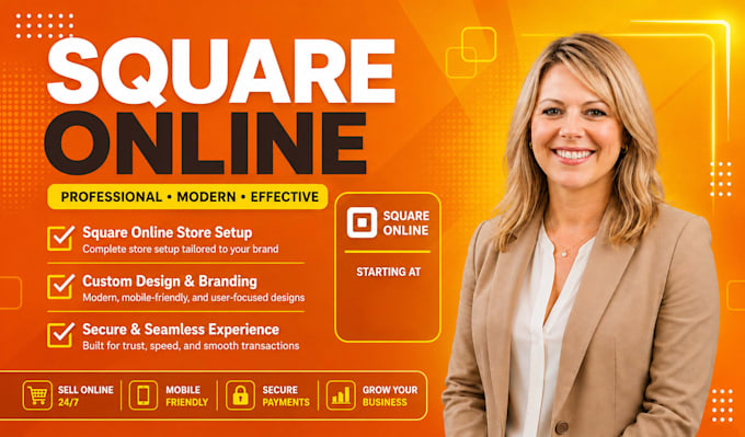 redesign, customize, and optimize your square online website
