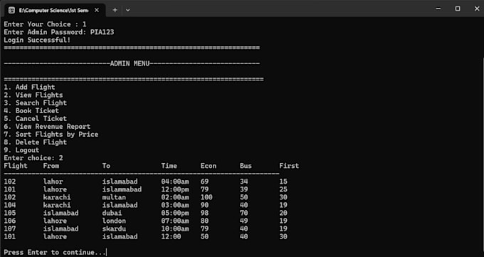 develop c plus plus oop projects and console applications