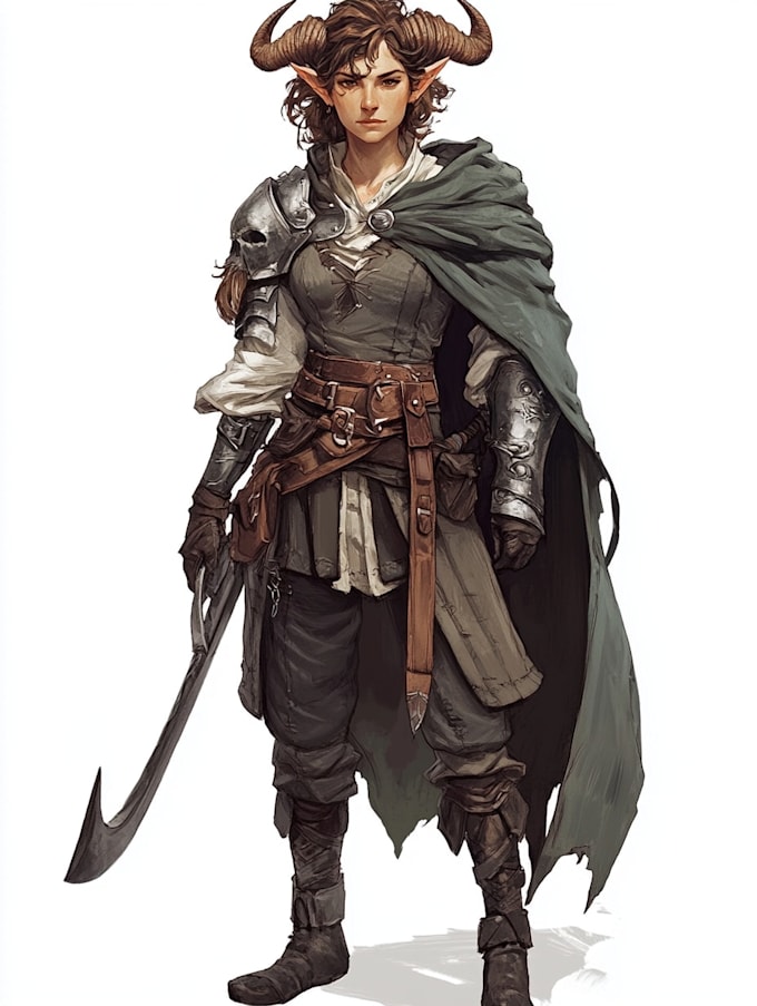 illustrate tabletop rpg fantasy characters