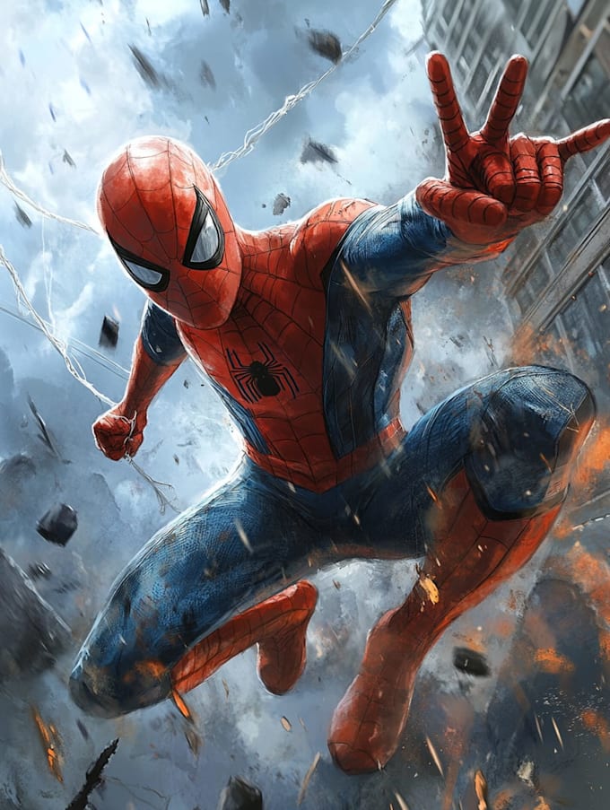 do a superhero comic