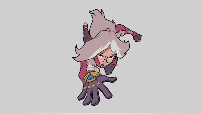 do 2d animations from rough to cleanup and colors