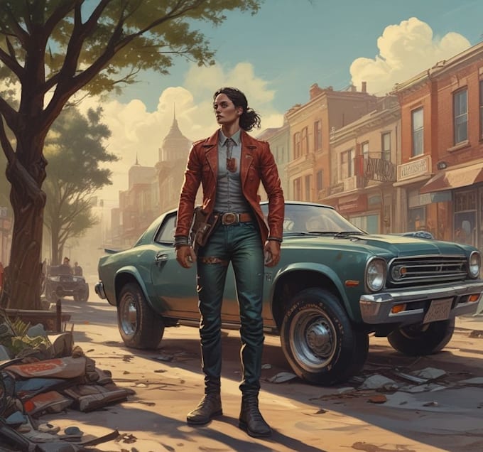 create ai comic book, illustrations any style