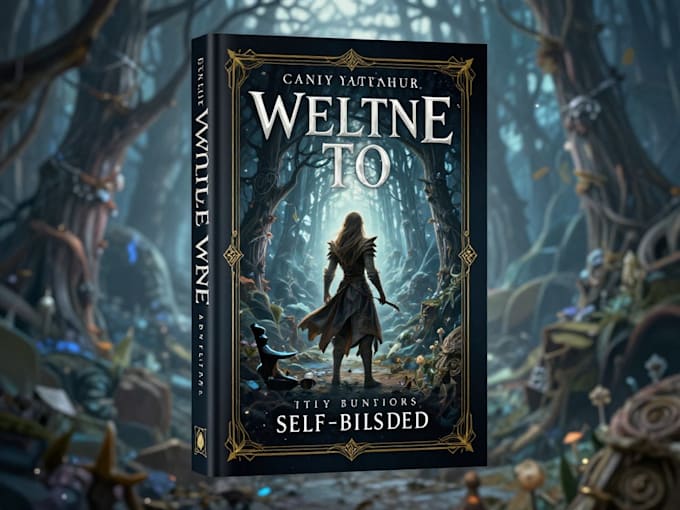 create a high end fantasy book cover for self publishing