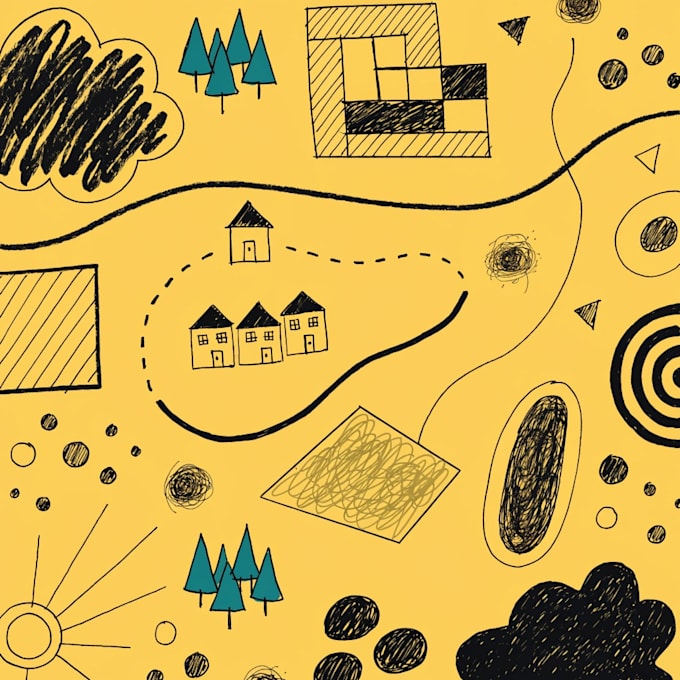 design map illustration drawing