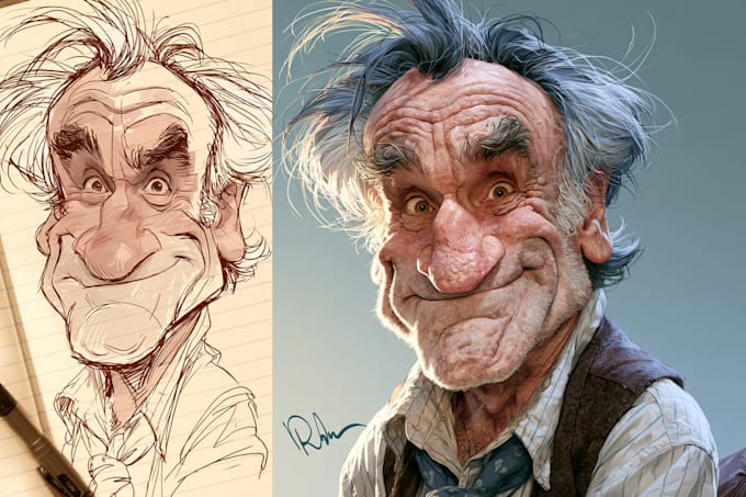 design a cartoon , mascot or caricature design
