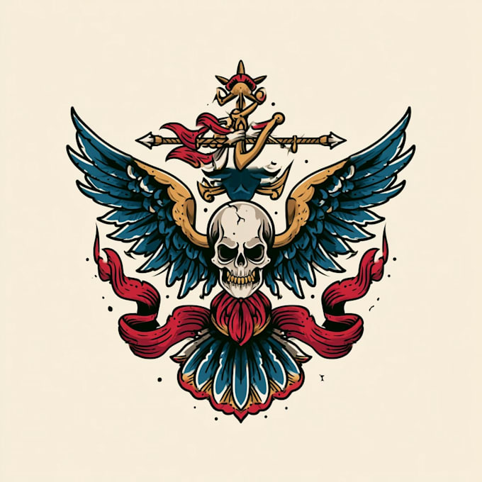 do traditional old school tattoo design