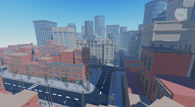 create high quality roblox map, mid poly, high poly environment for roblox game