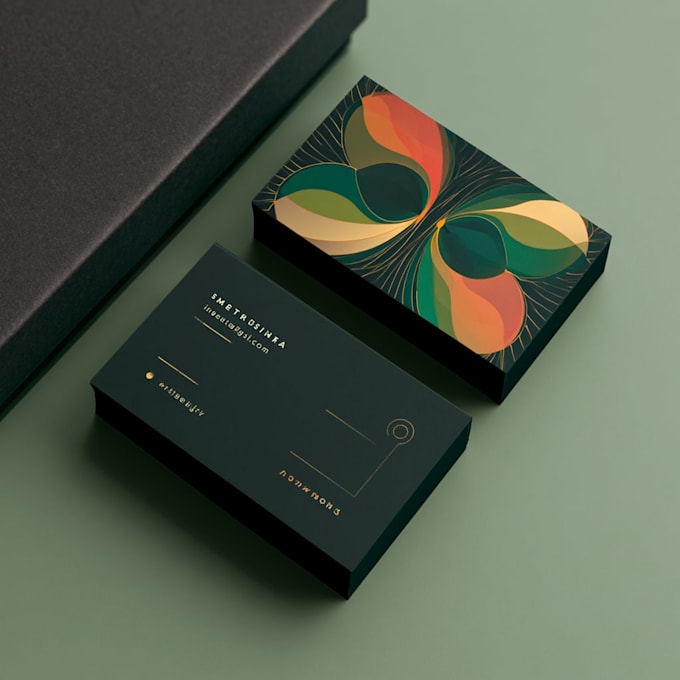 design luxury minimalist business card