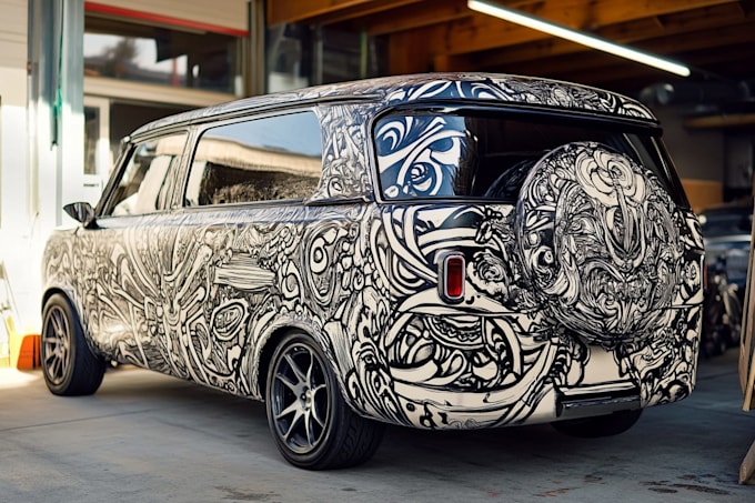 awesome car wrap design