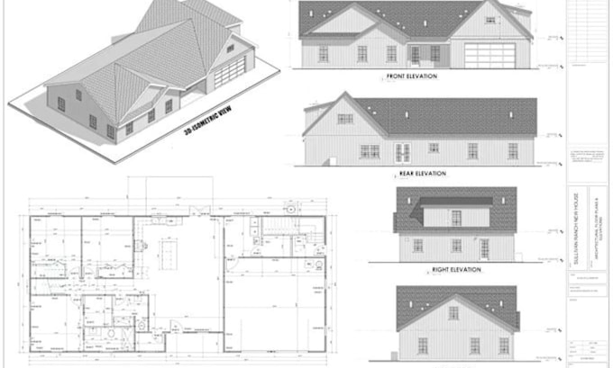 create residential and underground home architectural permit drawings