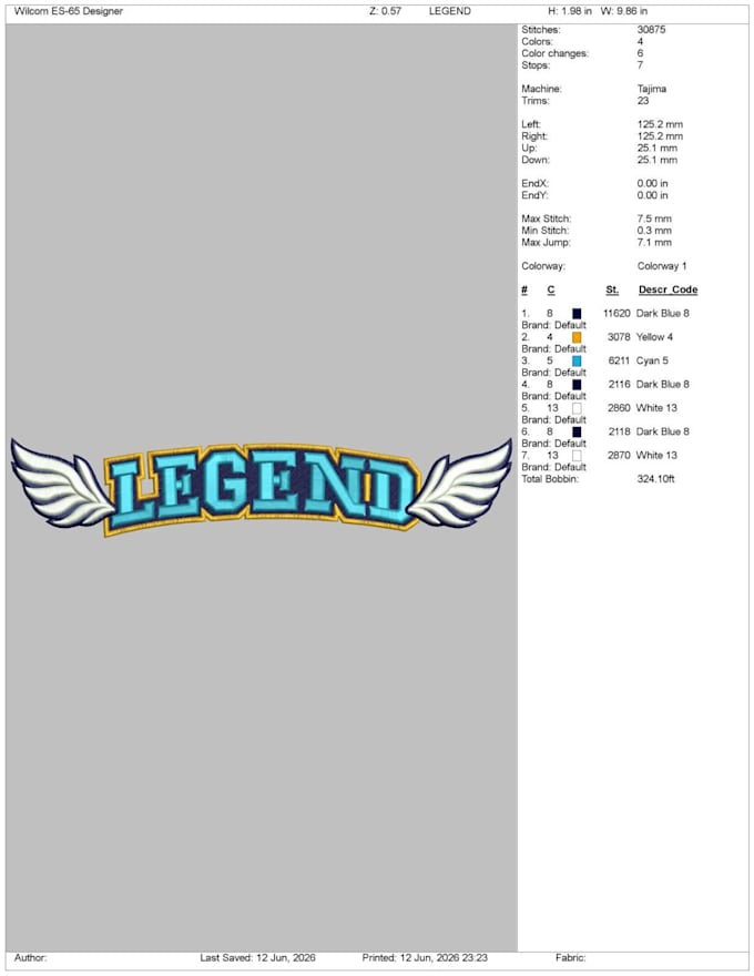 do embroidery digitizing for cap, left chest, and jacket