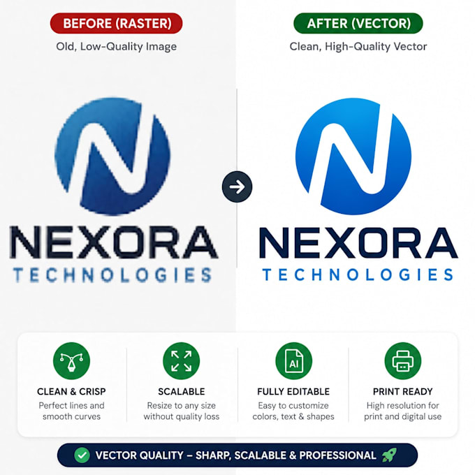 restore hazy images to vectors
