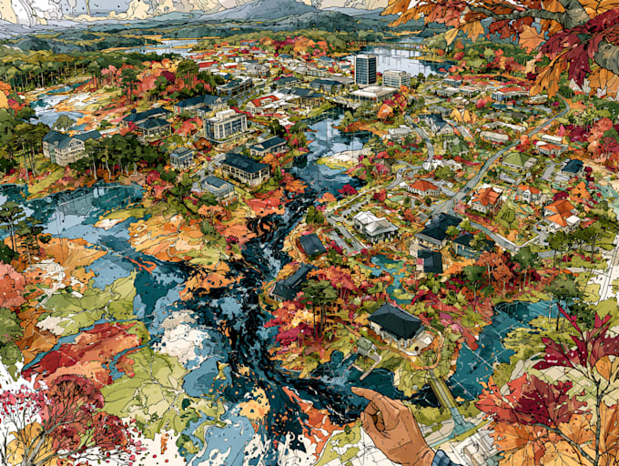 create a high quality fantasy map