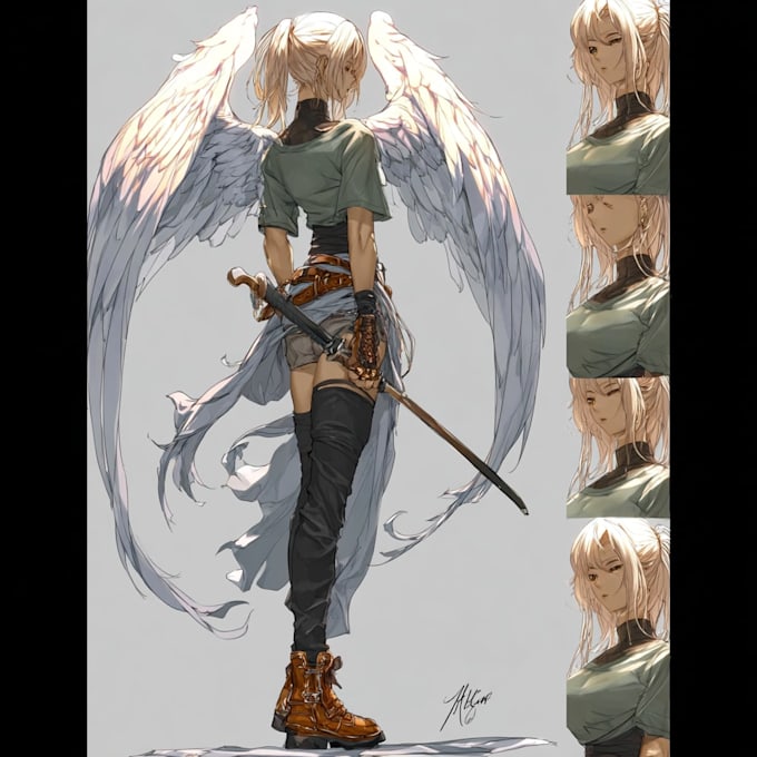 do a reference sheet for your oc or character