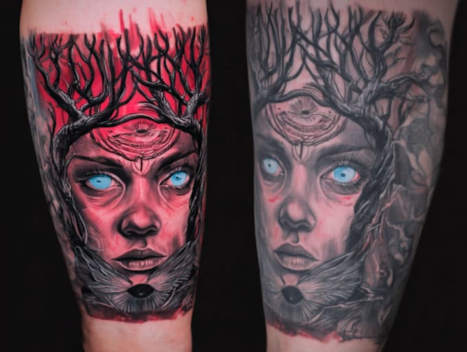 drawn and design cute simple tattoo based on your concept